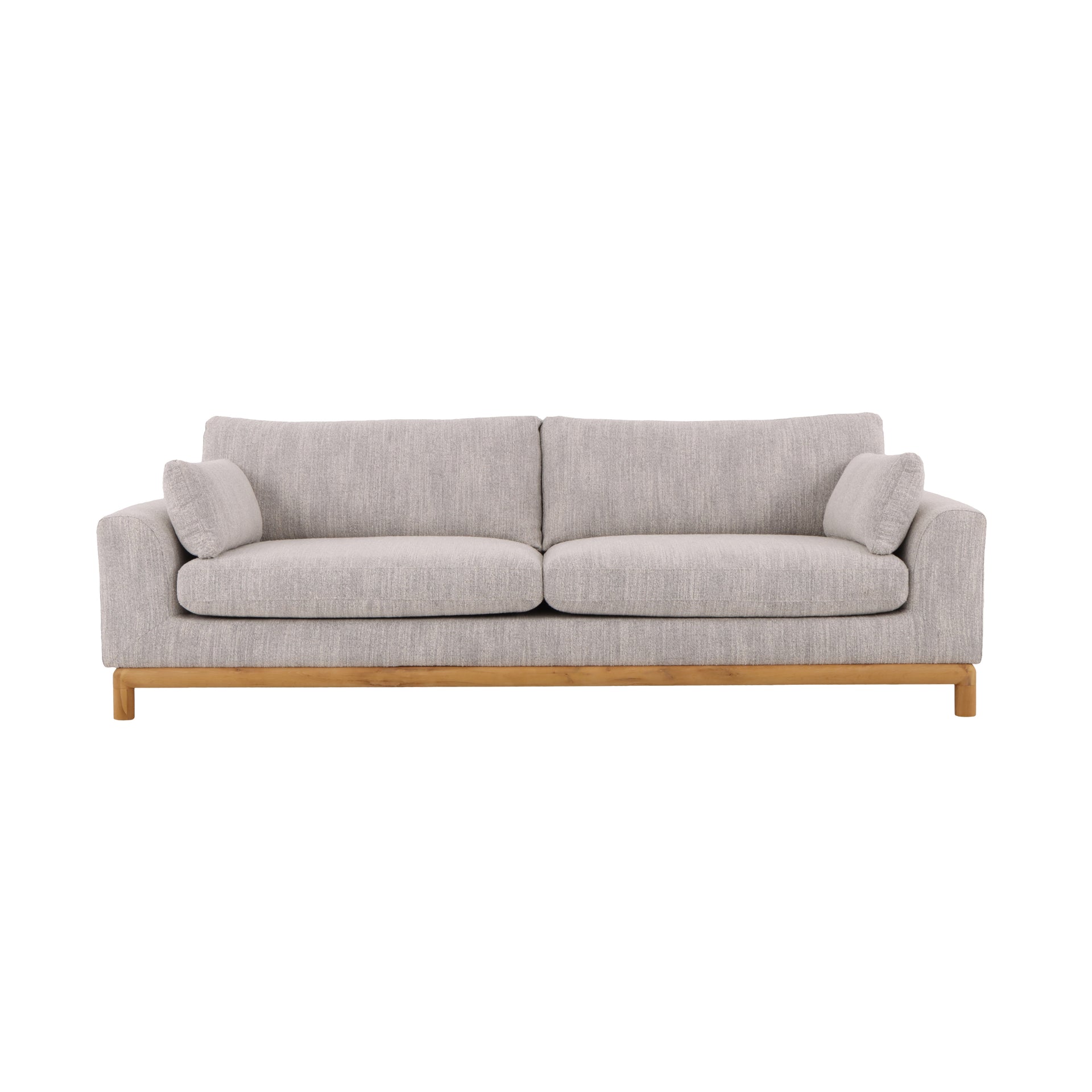 Modern Wooden Sofa Celeste - Leigh Fabric