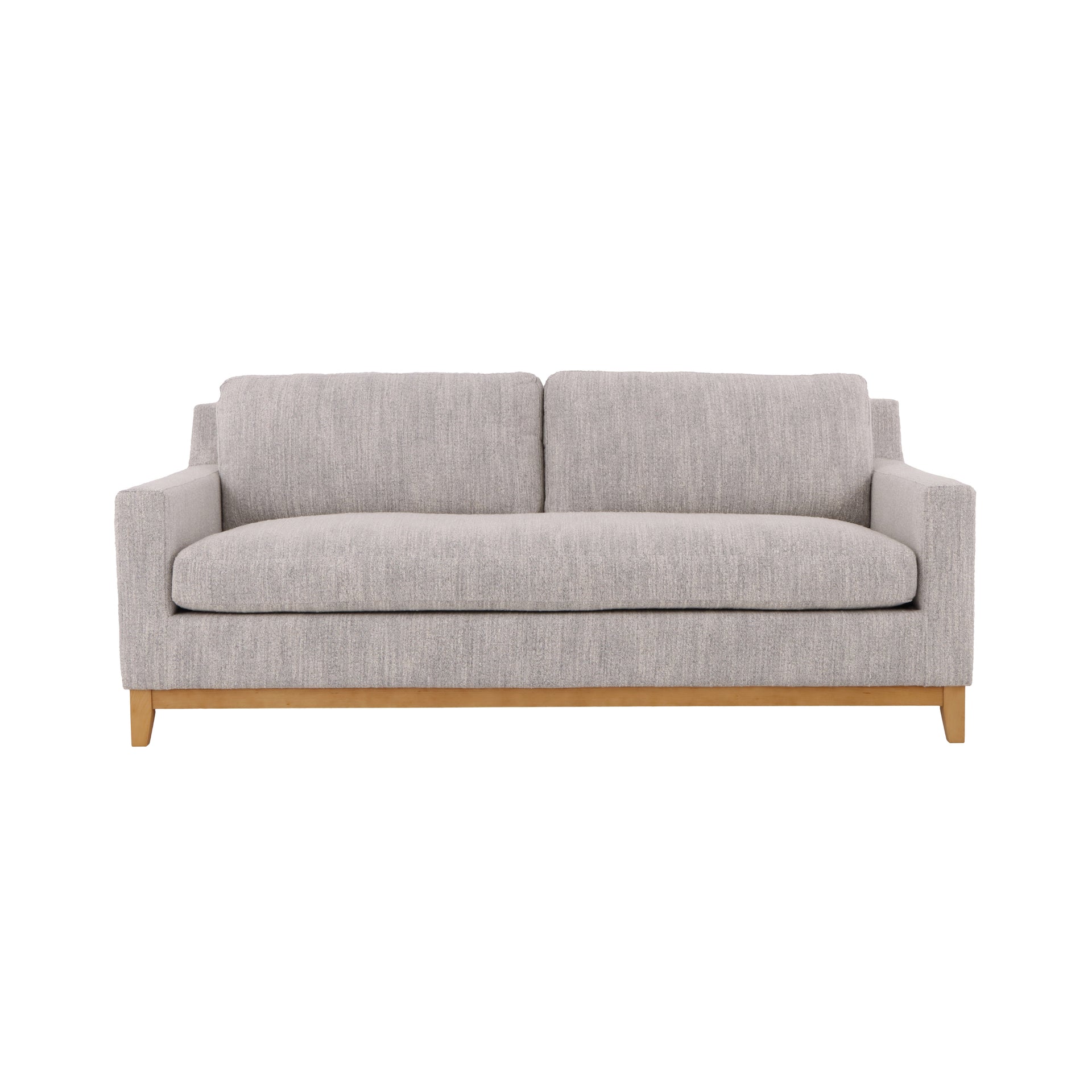 Modern Wooden Sofa Tommy with Pull-Out Design - Leigh Fabric