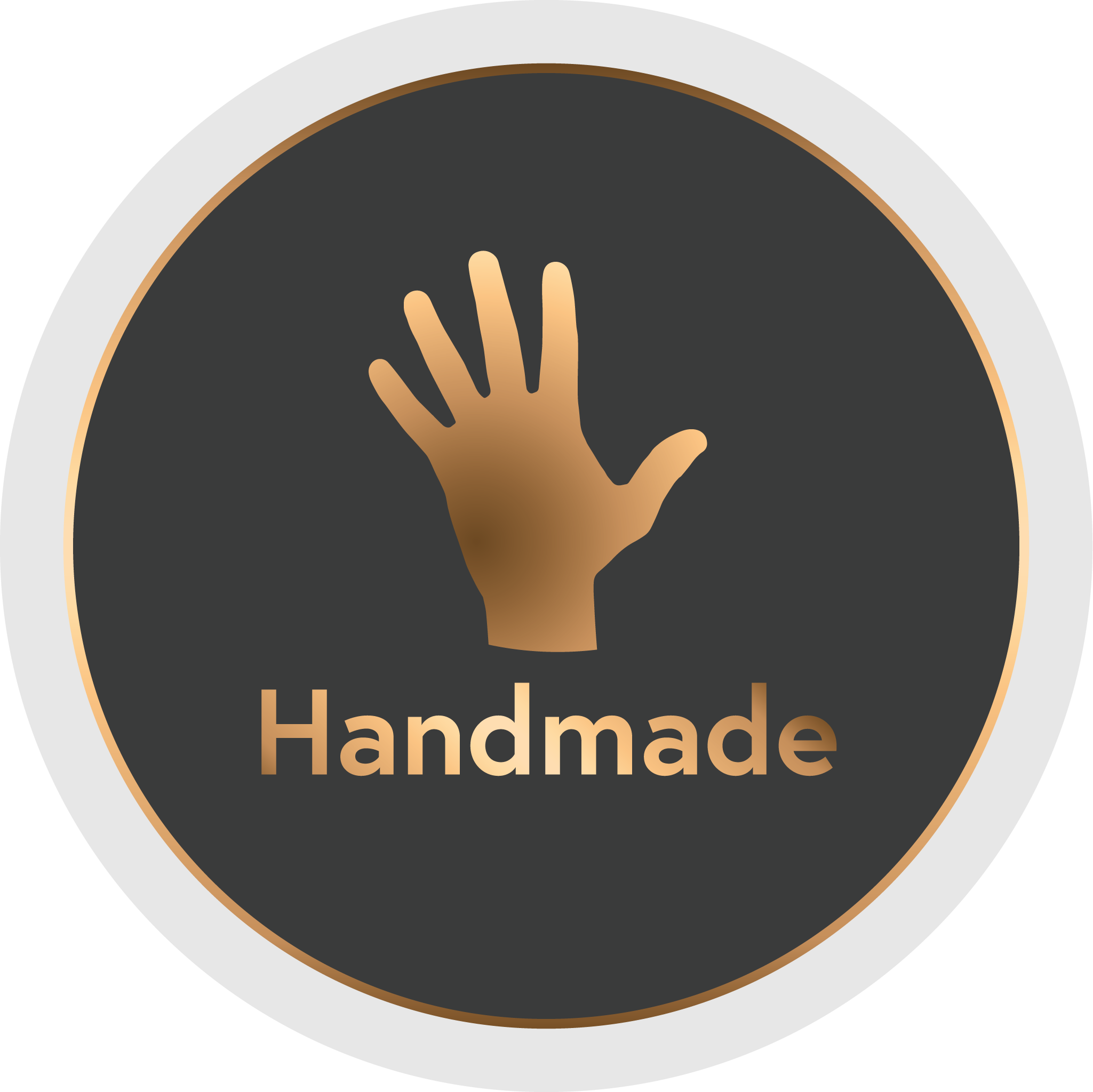 Tag saying "Handmade"