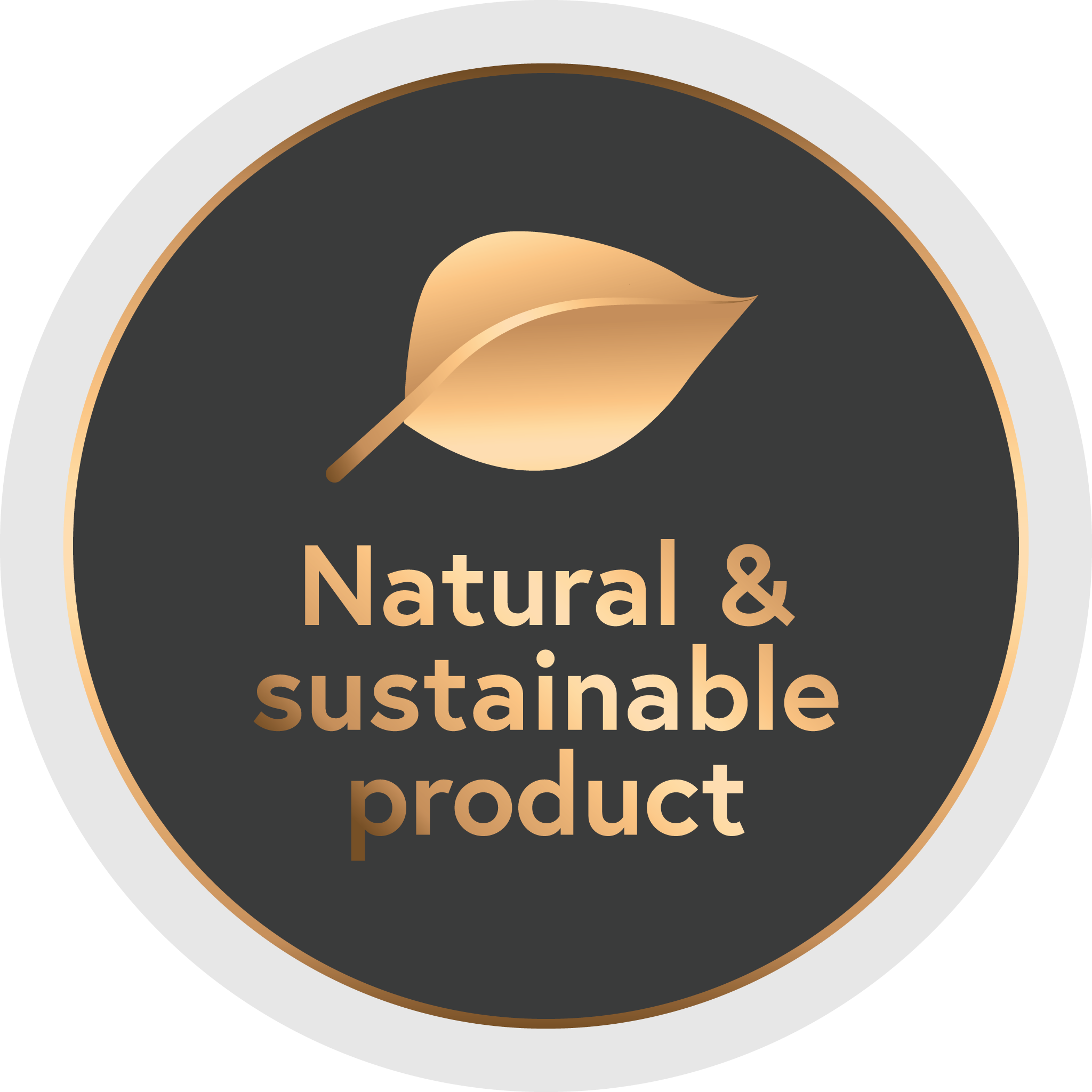 Natural and sustainable product tag