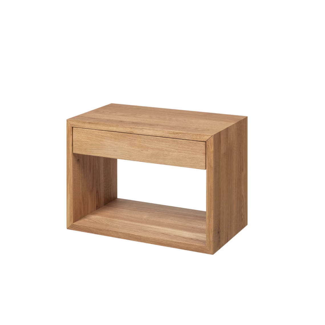 Floating Wide Nightstand Hugo With Drawer