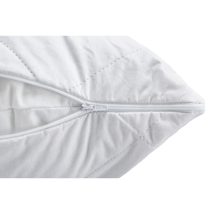 Showcasing removable pillow cover