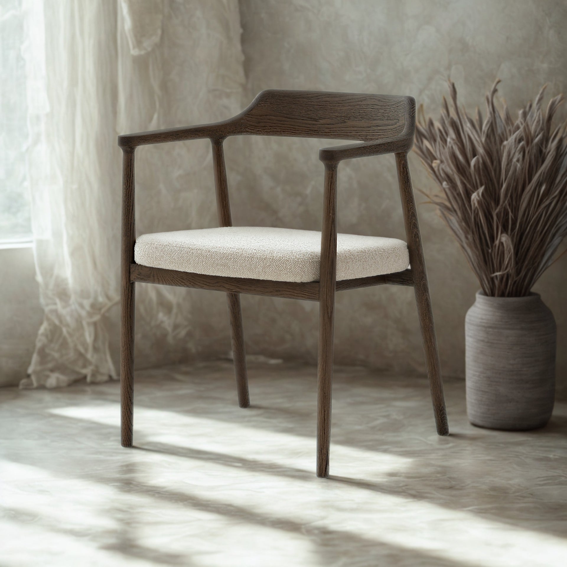 Bergen – Elegant Espresso Finished Oak Dining Chair