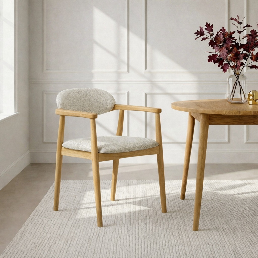 Elv– Elegant Oak Dining Chair