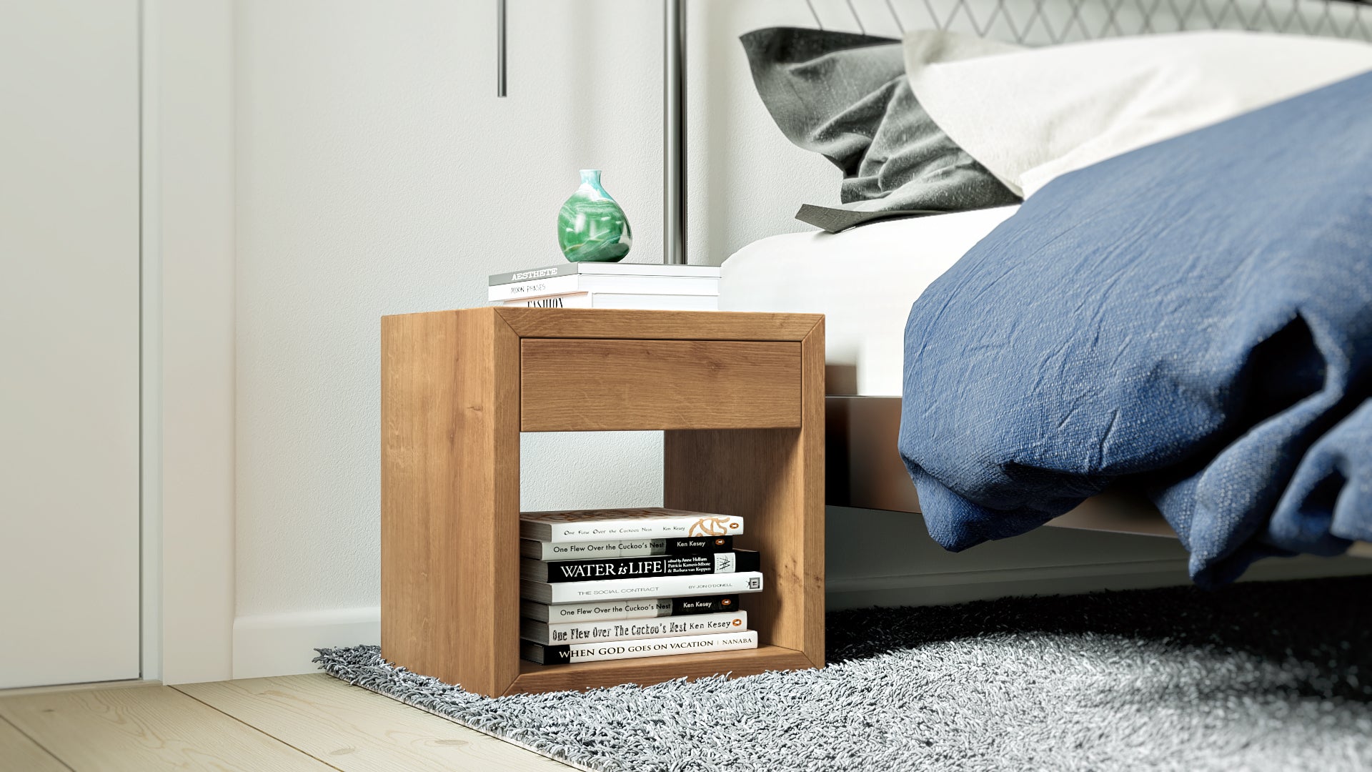 bedside table, nightstand, yöpöyta,