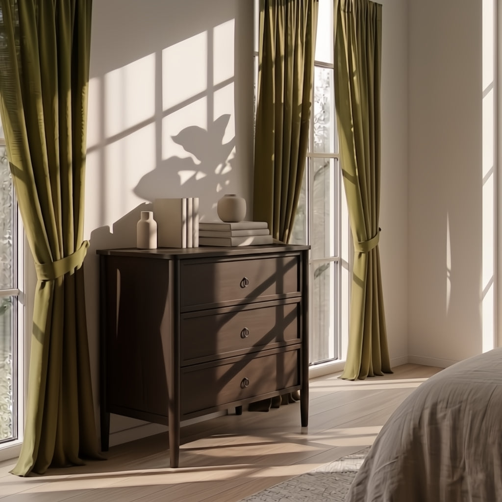 Rose Espresso Oak Chest of Drawers