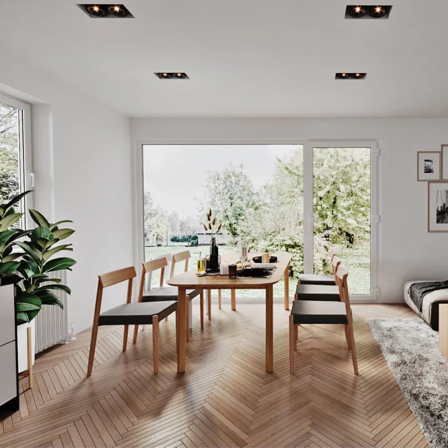Soogilaud-Berg-1 Oak Dining Table Berg 59.06 inch, natural oil