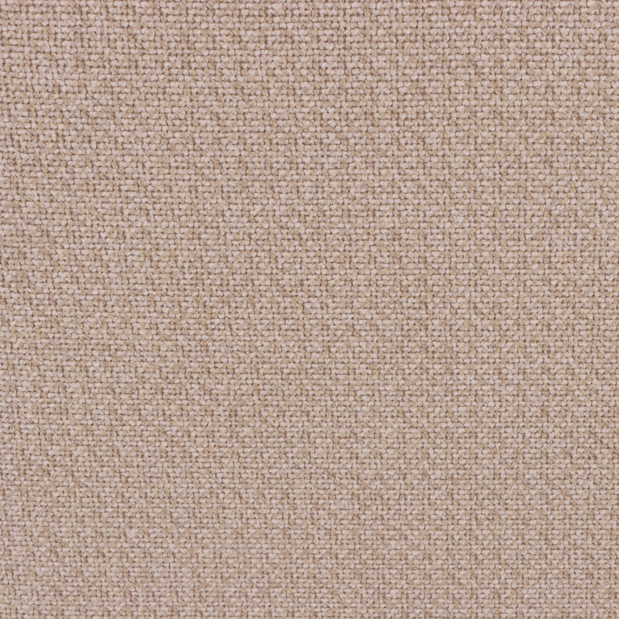 Celeste Oak Coffee Table with Poufs – Beige Fabric detailed close-up of textured beige upholstery fabric, gallery position 1.