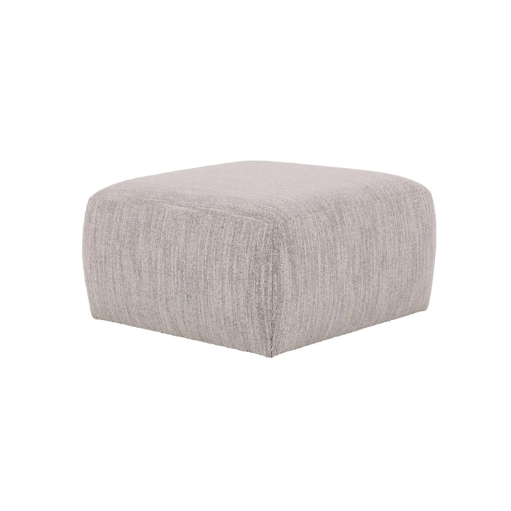 Celeste Oak Coffee Table with Poufs – Grey Fabric single textured grey pouf cushion in minimalist Scandinavian style, gallery position 1 Pehme-Diivanilaud-Celeste-Hall-kangas-9.webp