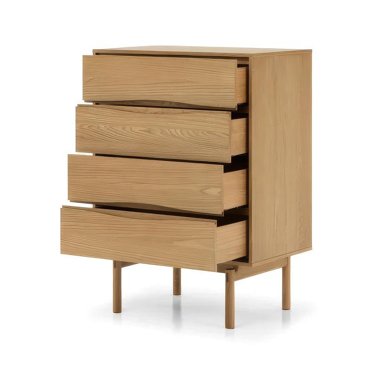 Celeste Oak Chest of Drawers 4-Drawer Dresser – WoodekDesign