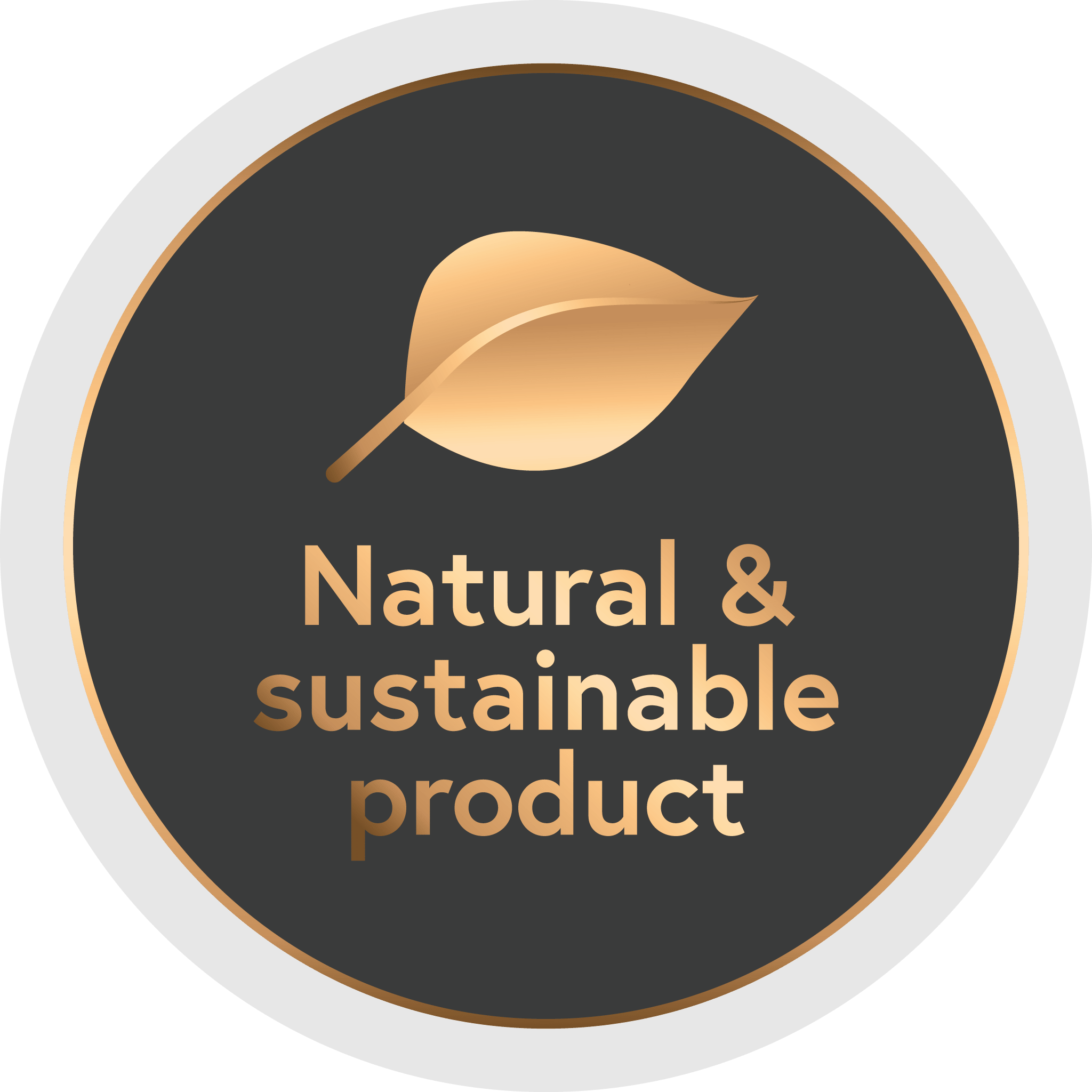 Natural and sustainable product tag