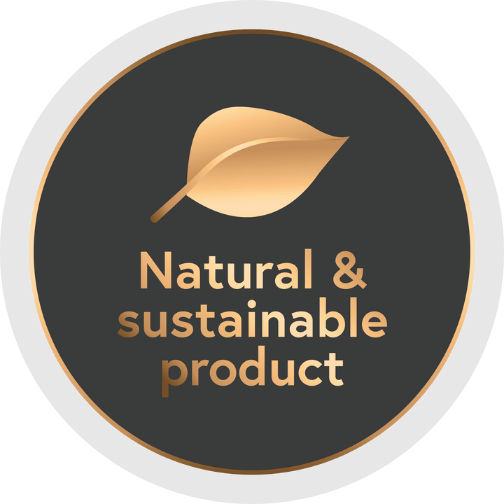 Natural and sustainable materials badge - Hugo Floating Nightstand, solid beech wood