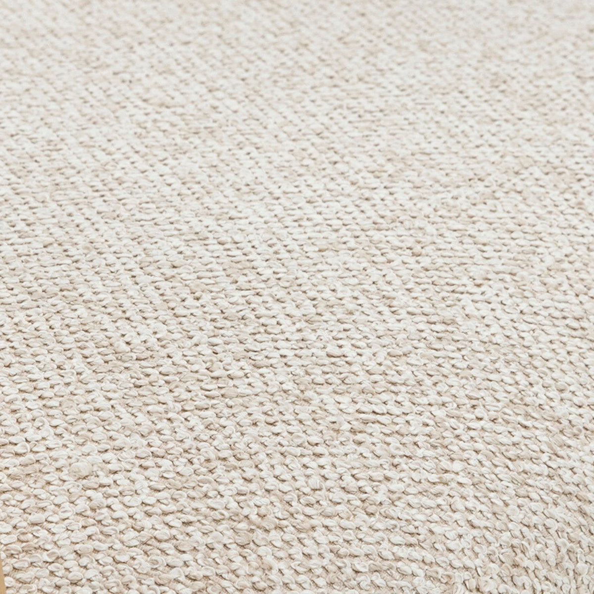 Saga Cobble seat pad top-down close-up, textured beige upholstery detail