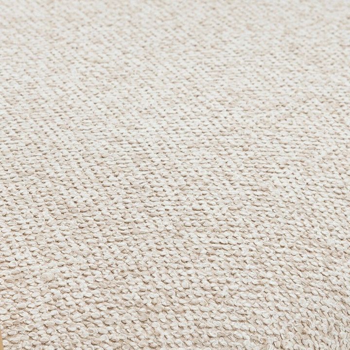 Saga Cobble seat pad top-down close-up, textured beige upholstery detail