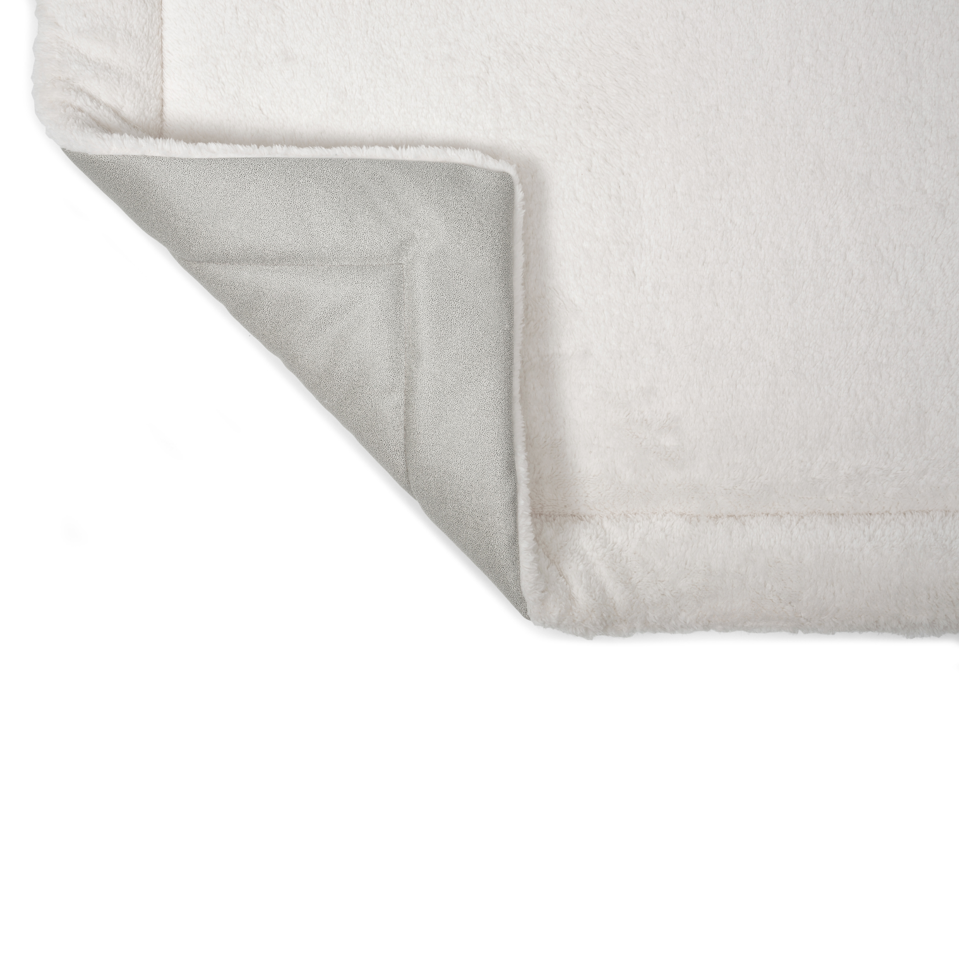 Teddy sofa cover, dog blanket in white colour