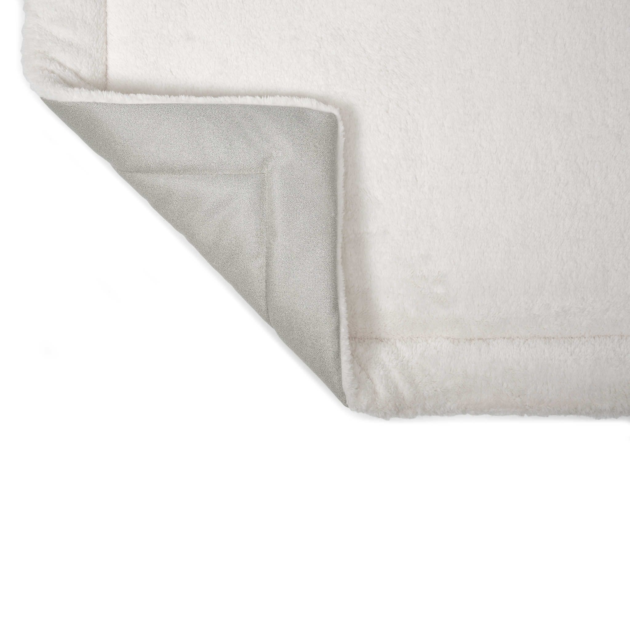 Teddy sofa cover, dog blanket in white colour