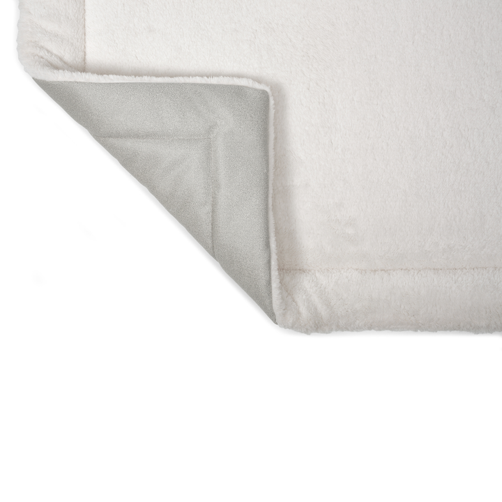 Teddy sofa cover, dog blanket in white colour