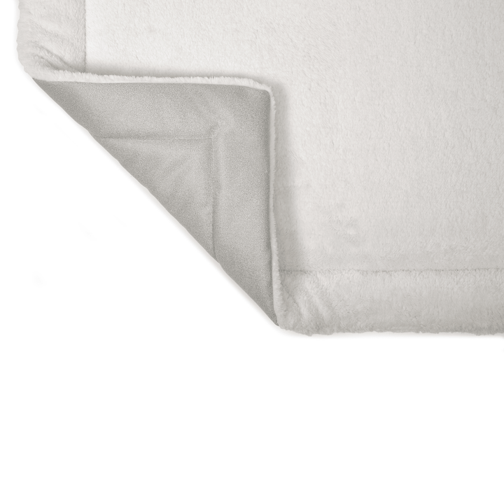 Teddy sofa cover, dog blanket in white colour