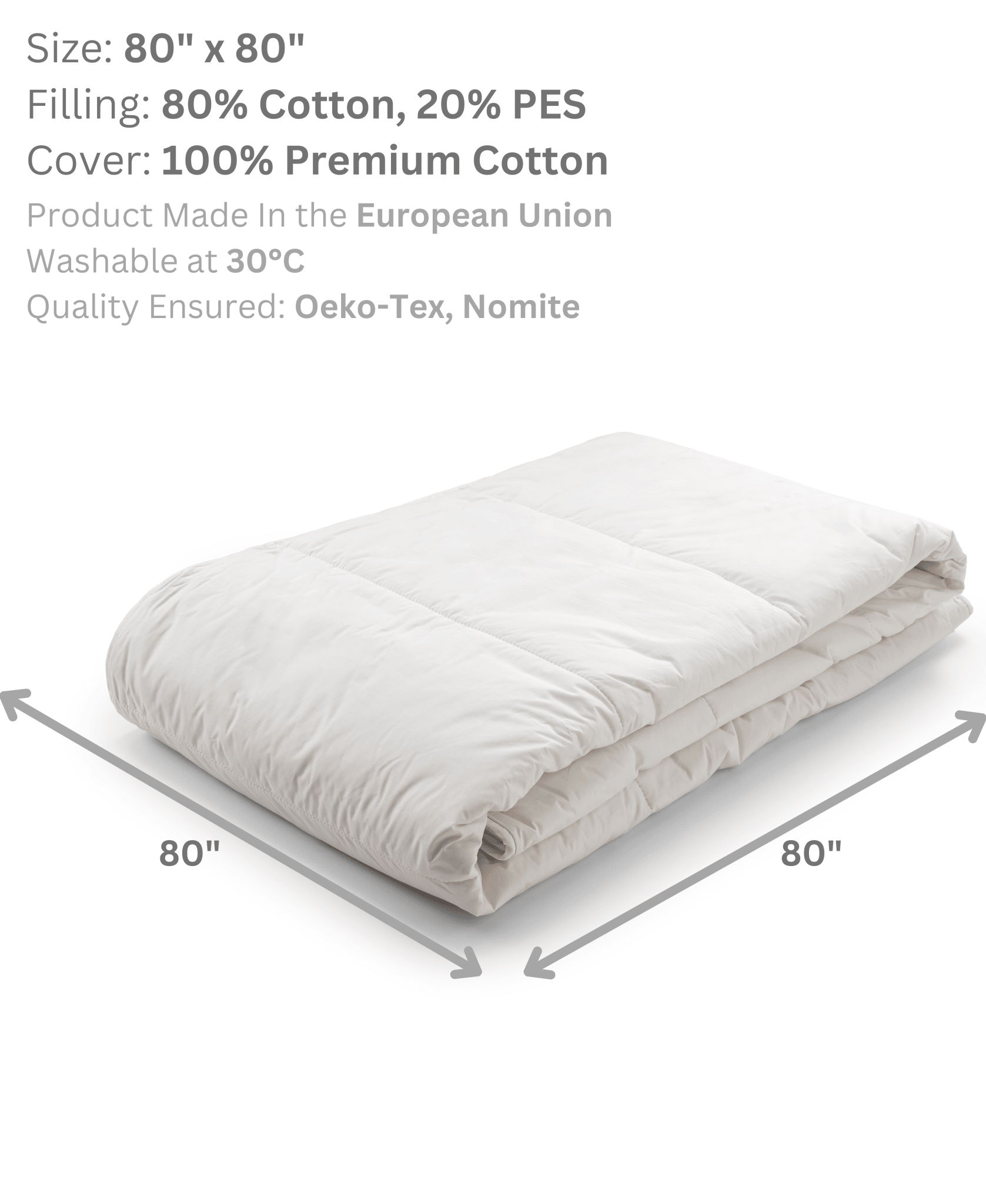 Premium mulberry silk pillow with washable inner cushion and breathable cover