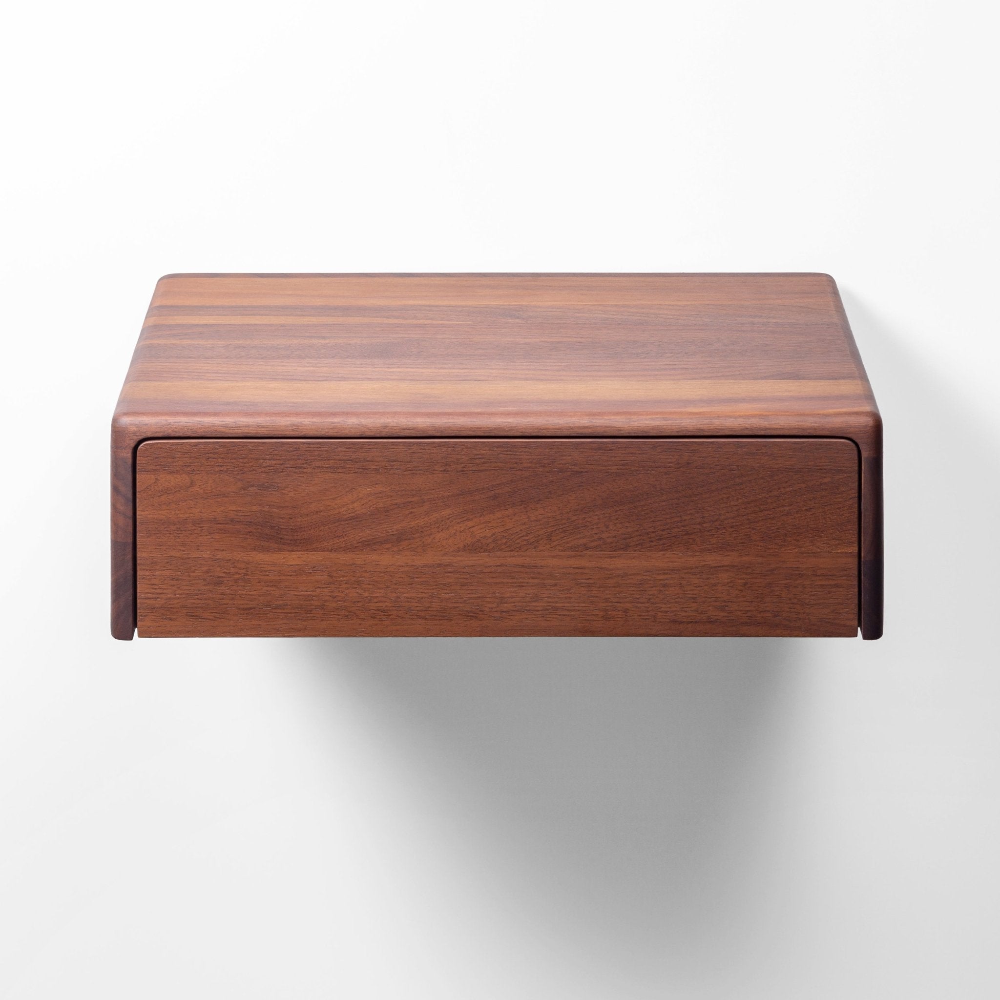 Wooden Nightstand Frank – Walnut Wood, Matte Lacquer Finish with smooth rounded edges and floating minimalist design, gallery position 1, KH_6178.jpg